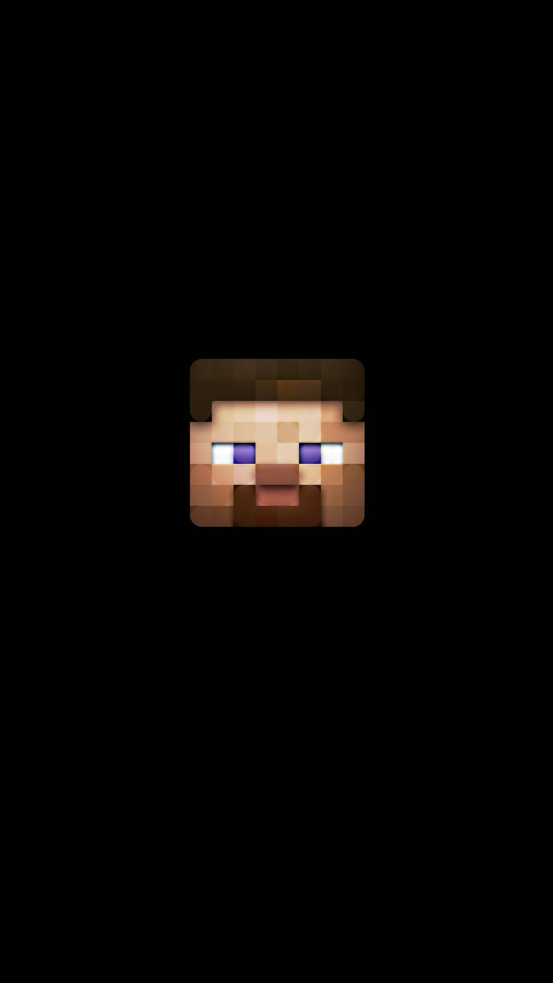 Minecraft Steve Pixelated Head