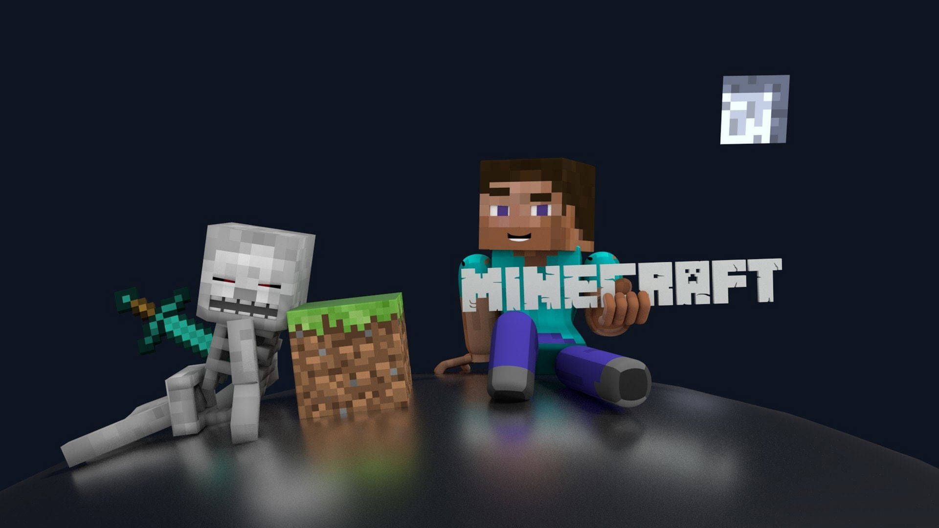 Minecraft Steve Poster Background