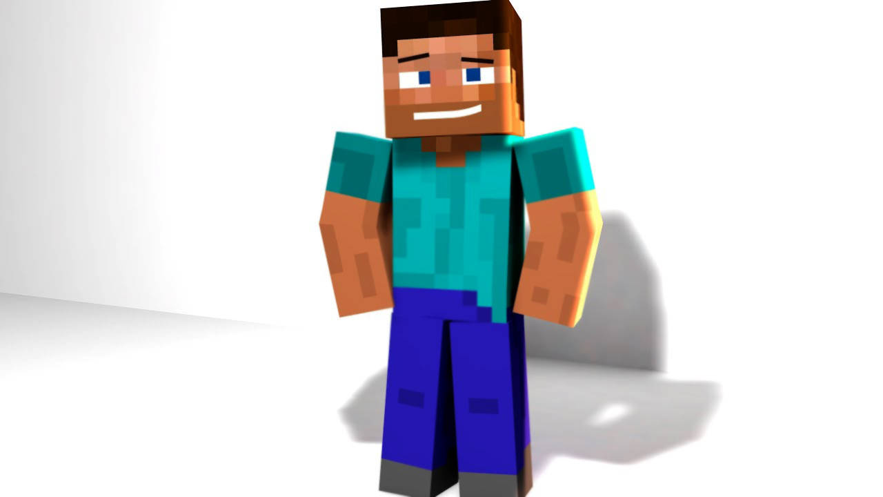 Minecraft Steve Smile