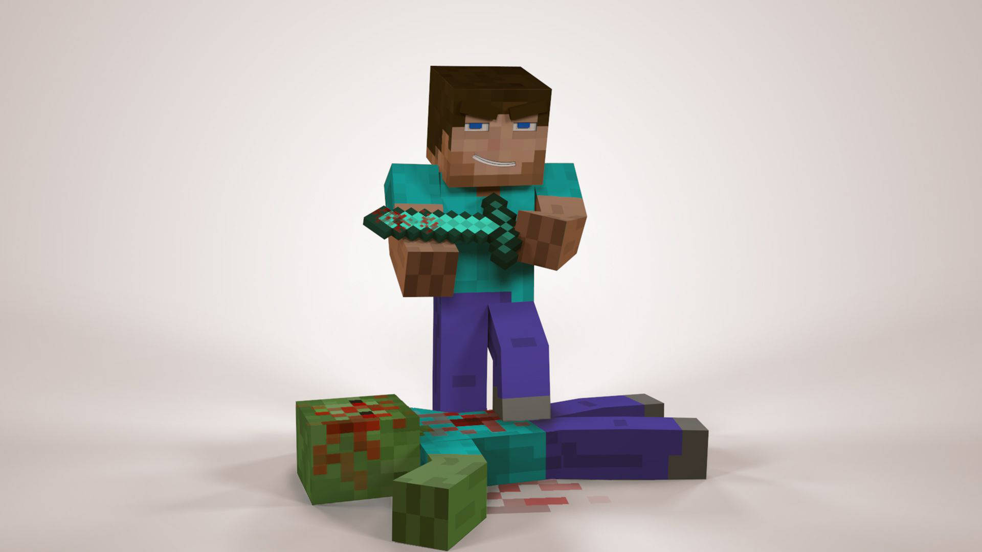 Minecraft Steve Zombie Killer