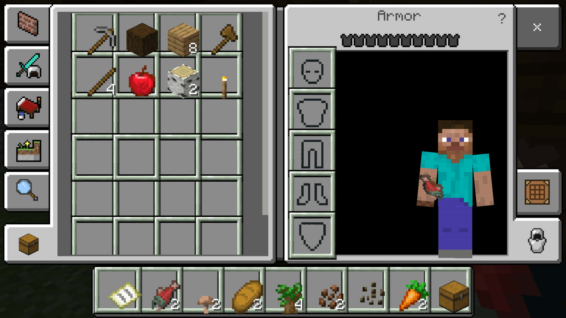 Minecraft Survival Game Inventory