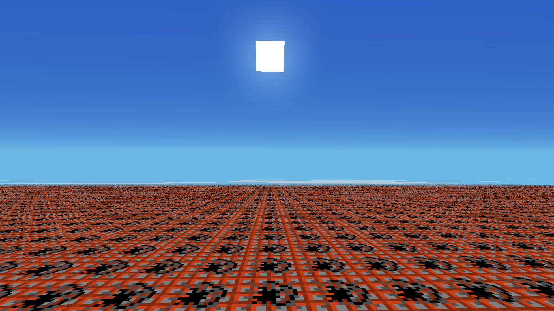 Minecraft Tnt With A Glowing Square Background