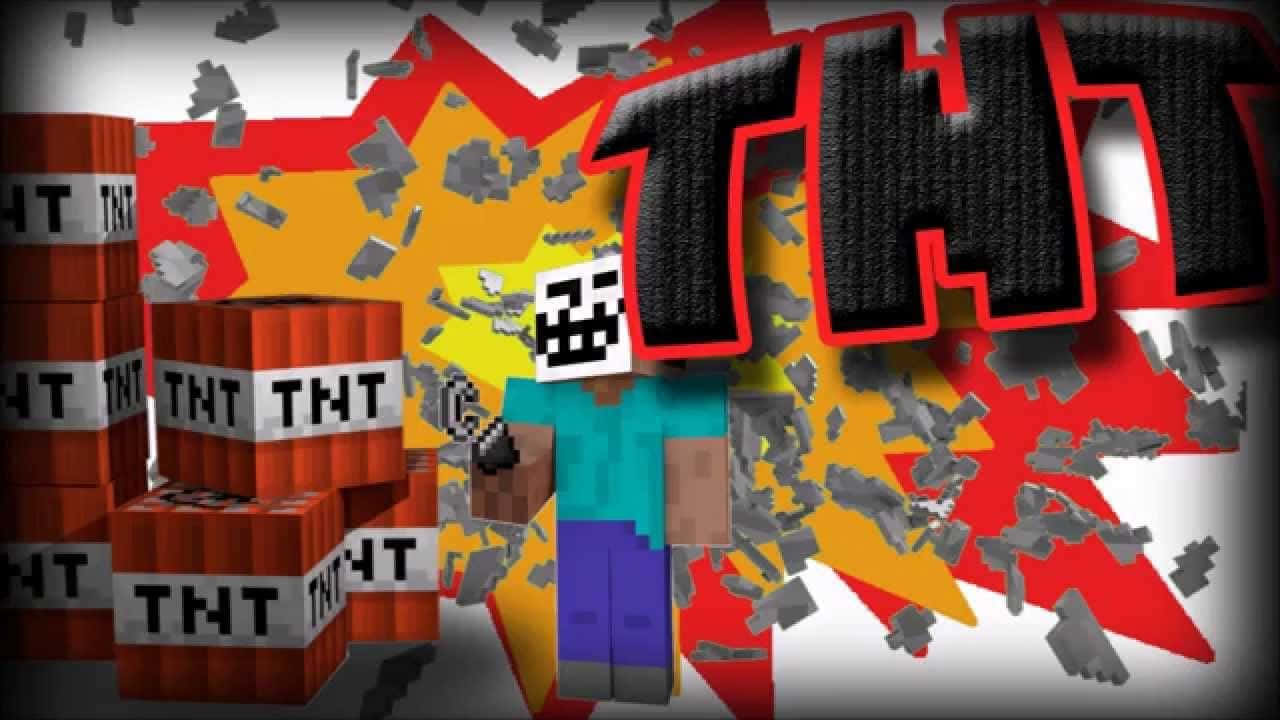 Minecraft Tnt With A Troll Background