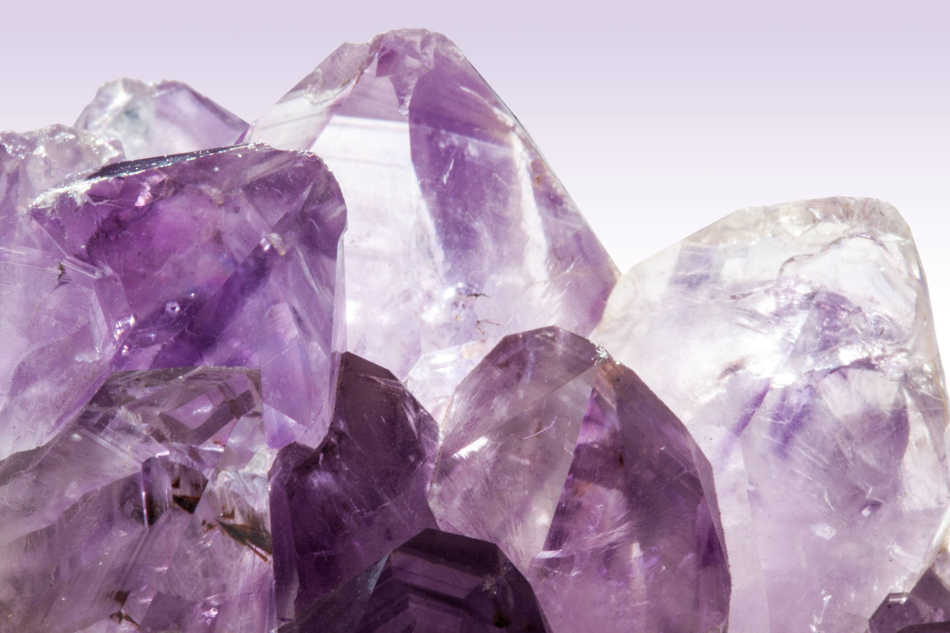 Mined Amethyst Shards Background