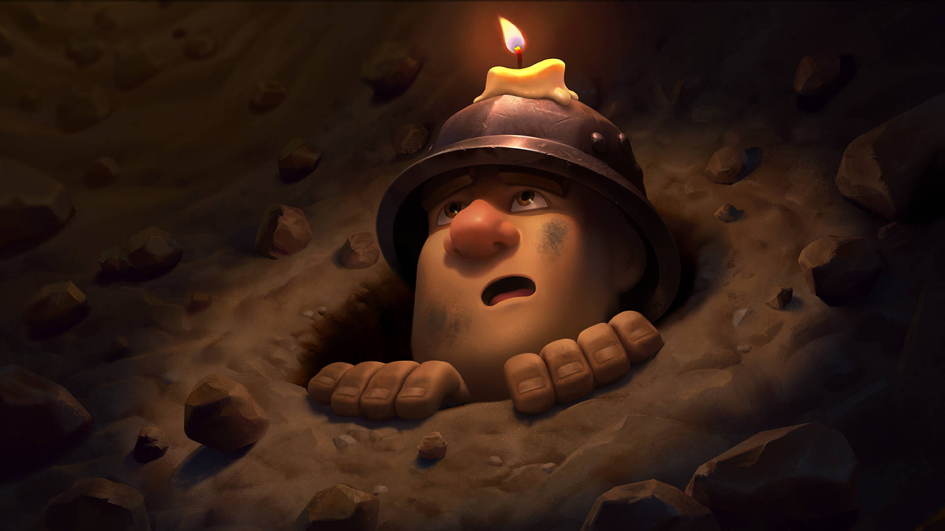 Miner From The Clash Royale Phone Game