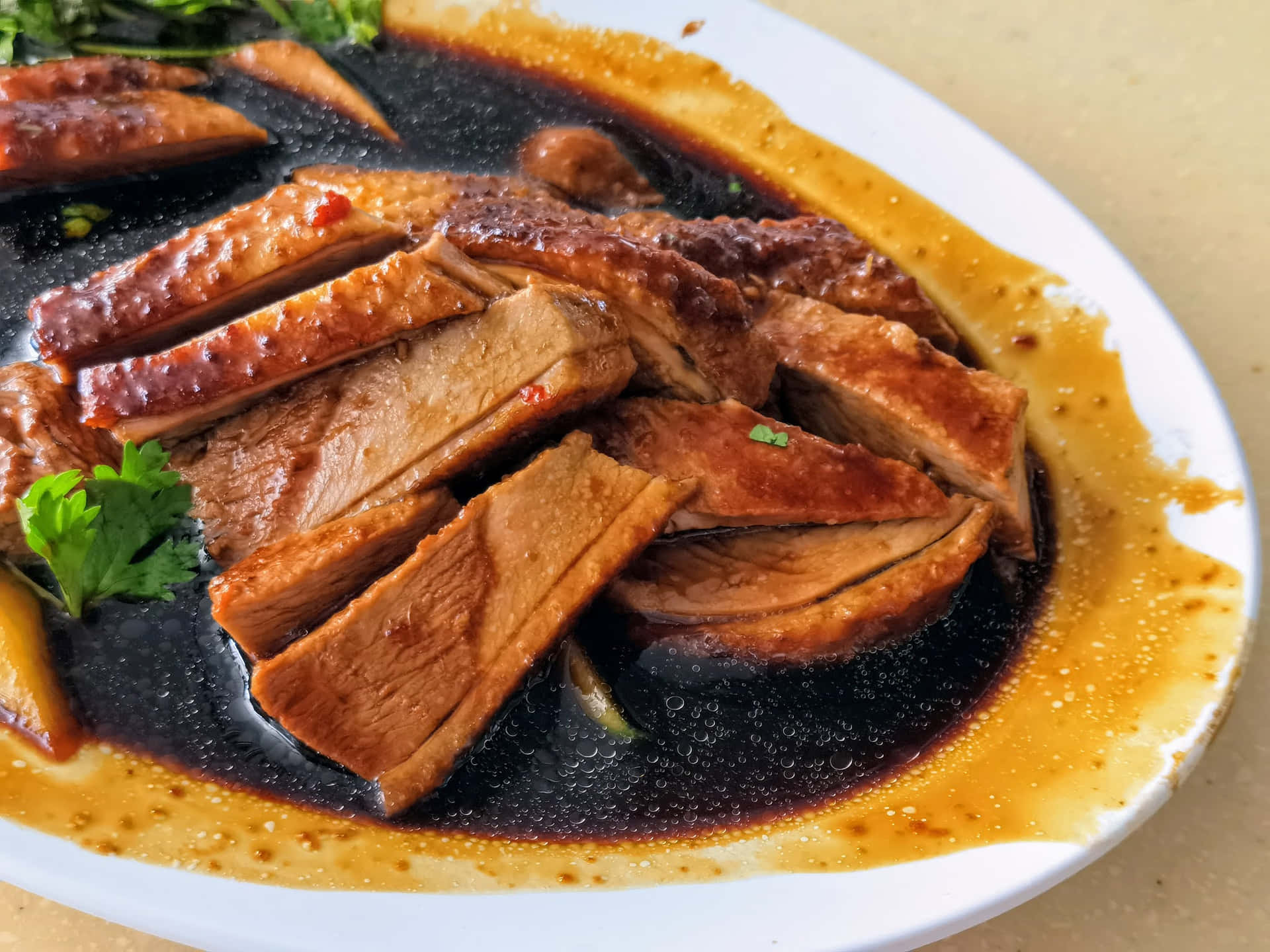 Ming Fa Duck Rice At Hainanese Village Centre Hougang Background