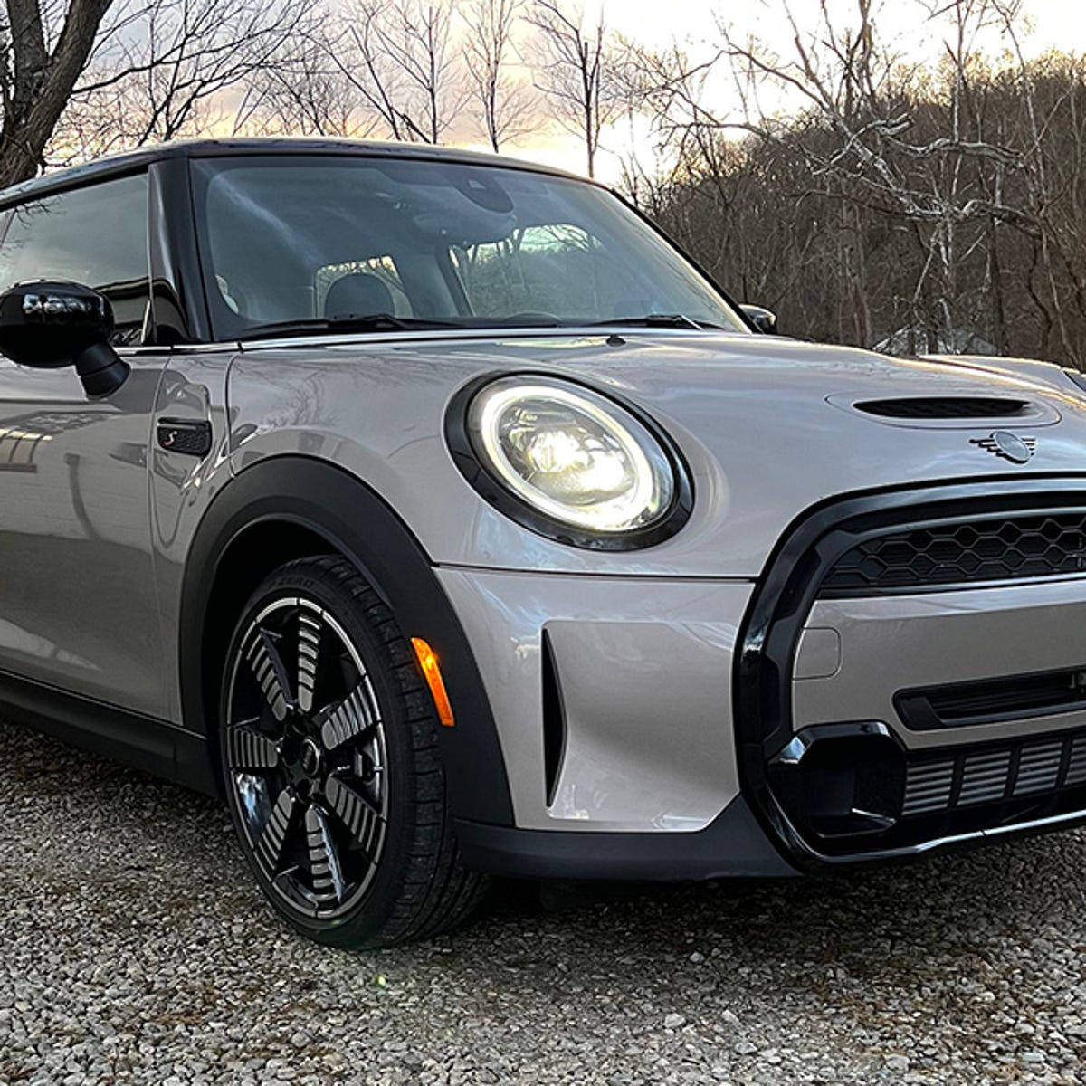 Mini Gray Aesthetic Car