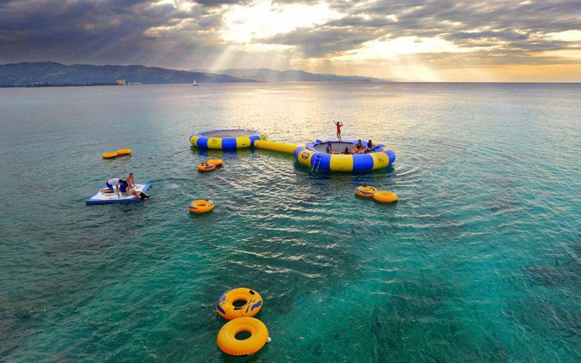 Mini Inflatable Water Park Montego Bay