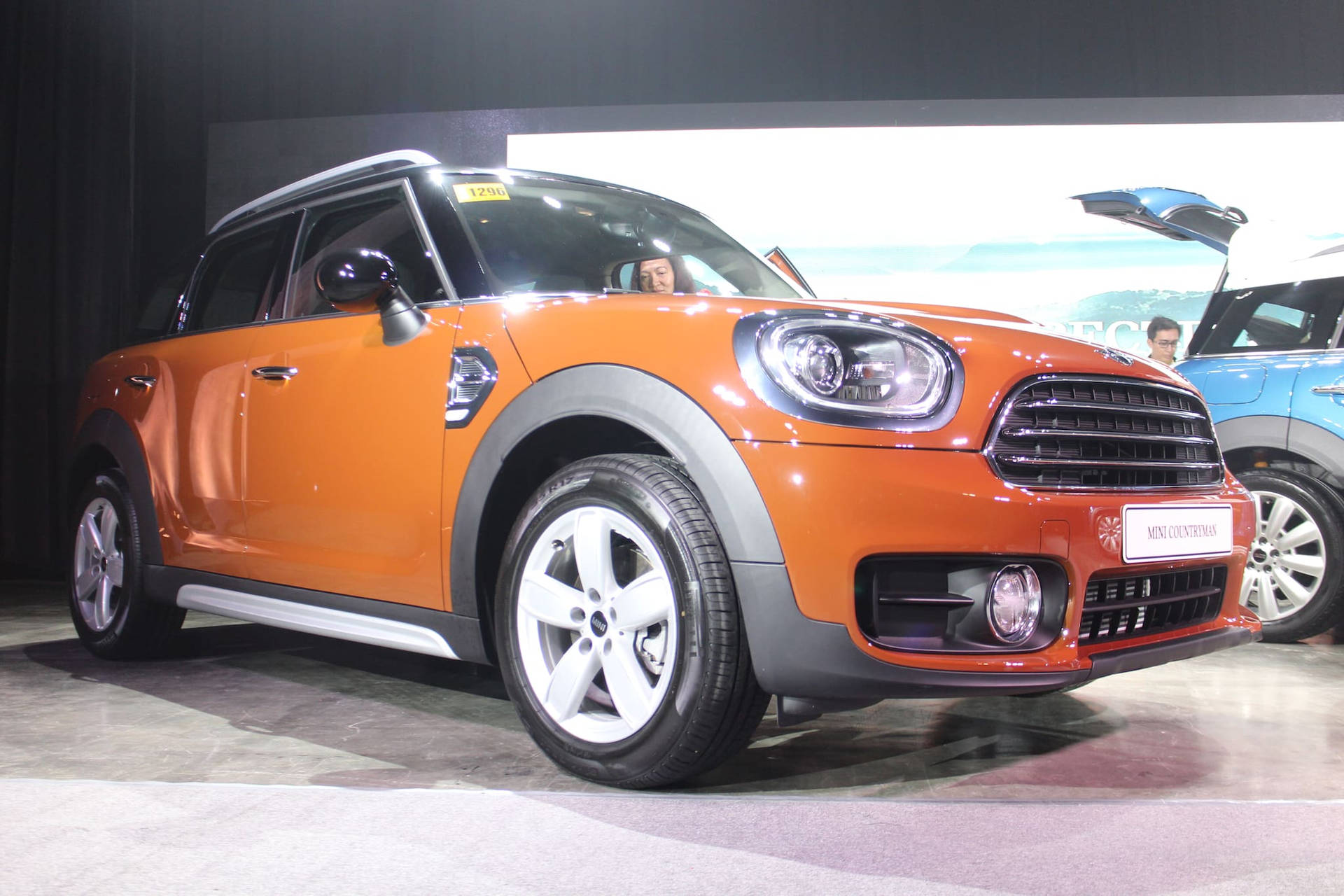 Mini Orange Aesthetic Car