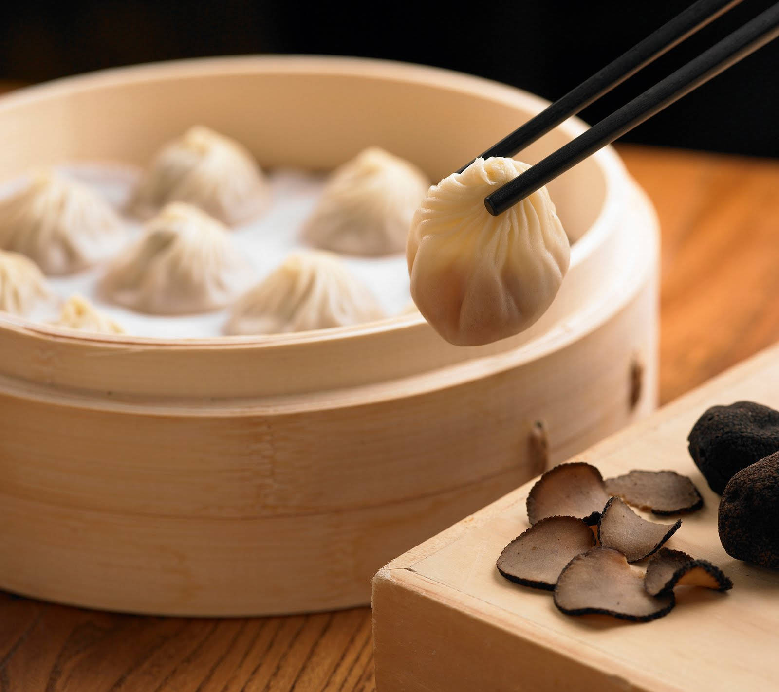 Mini Xiaolongbao Chinese Traditional Soup Dumpling Background