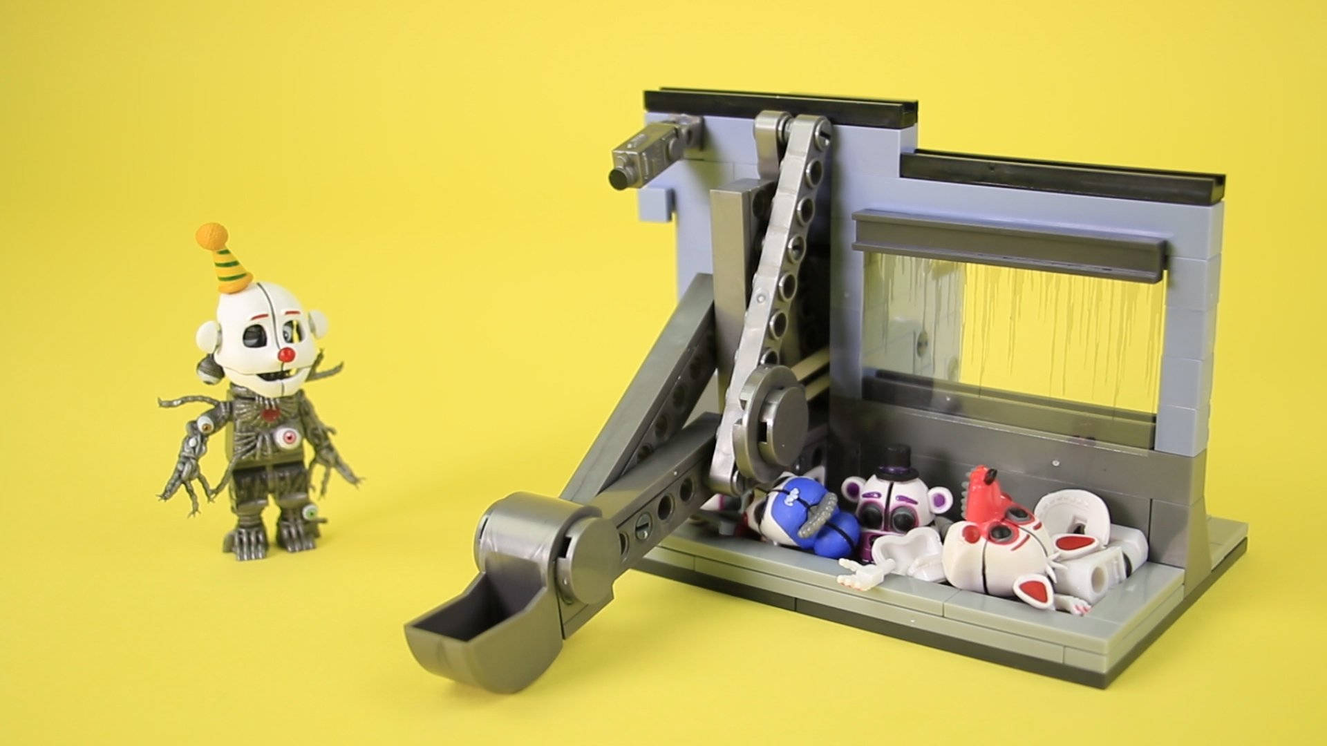 Miniature Ennard Robot Toy Background