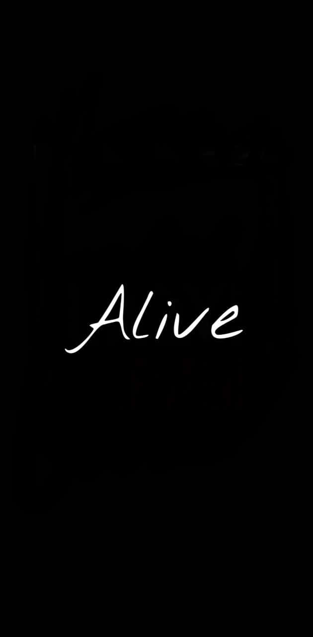 Minimal Alive Black Background