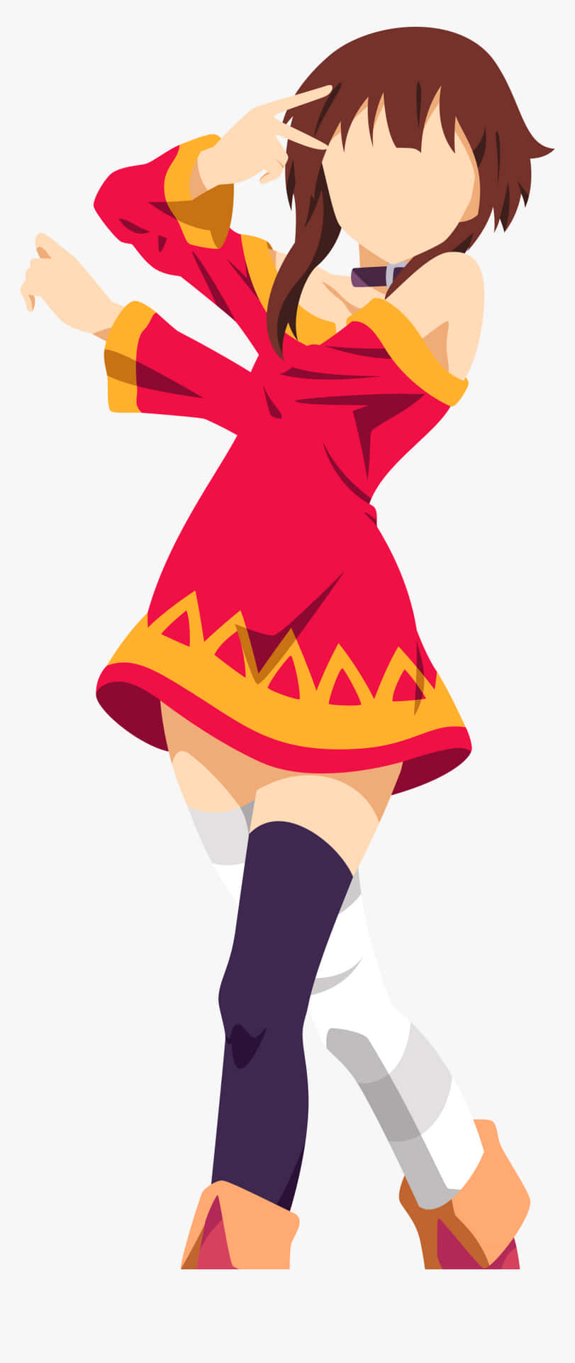 Minimal Anime Megumin Background