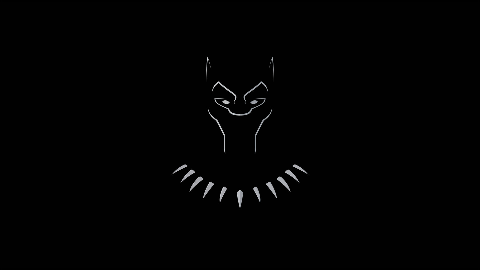 Minimal Black Panther 4k Ultra Hd Dark Background
