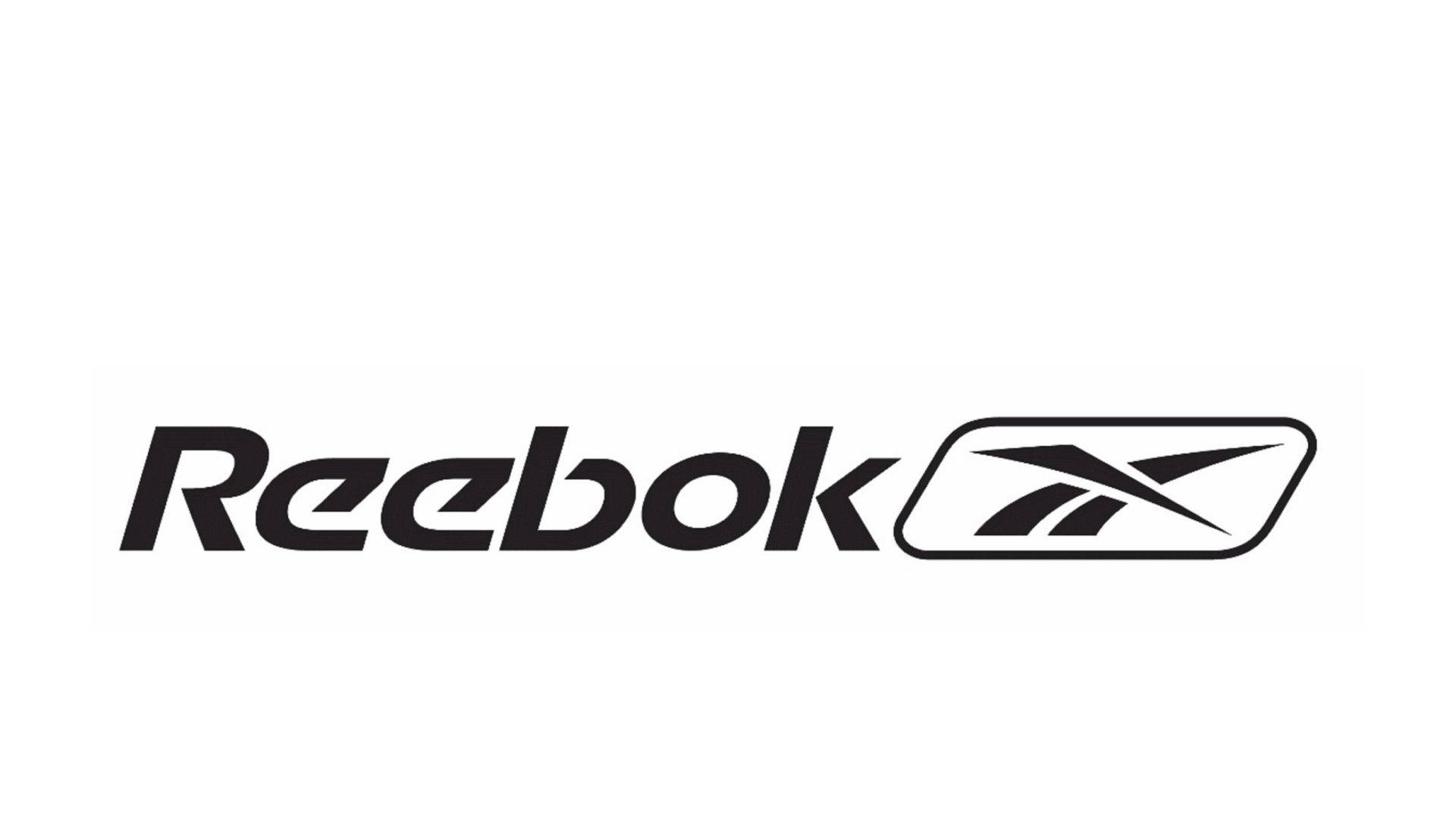 Minimal Black Reebok Logo Background