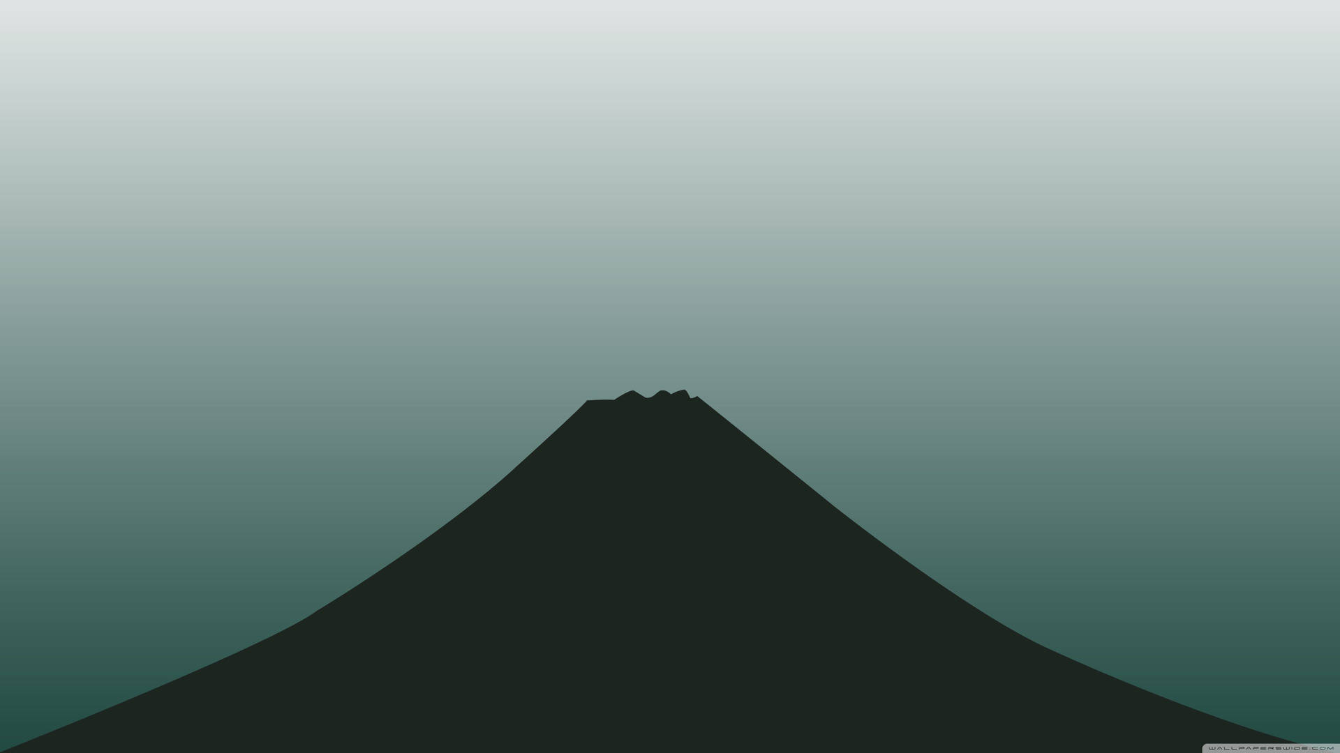 Minimal Black Volcano Background