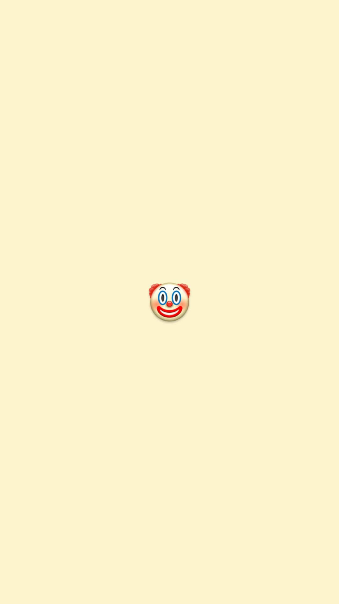 Minimal Clown Emoji Background