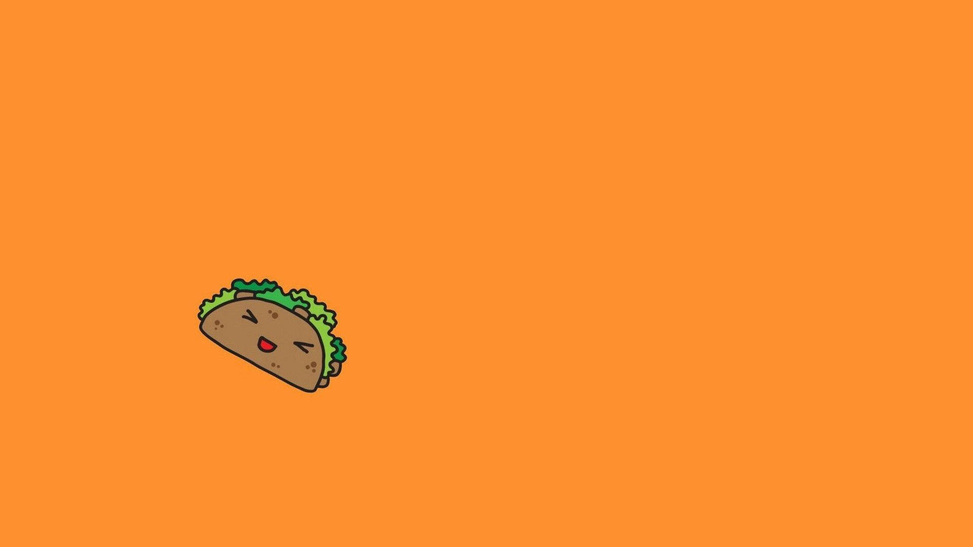 Minimal Cute Taco Background