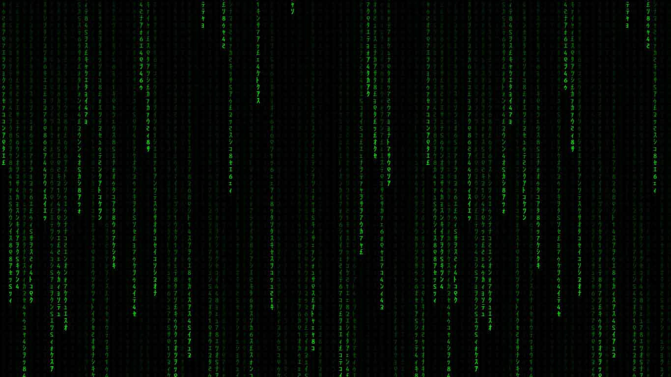 Minimal Neon Green Matrix Background