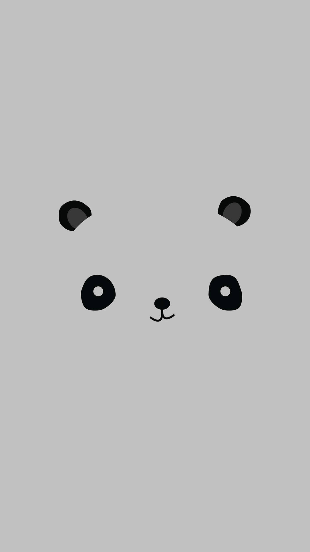Minimal Panda Cute Android Background