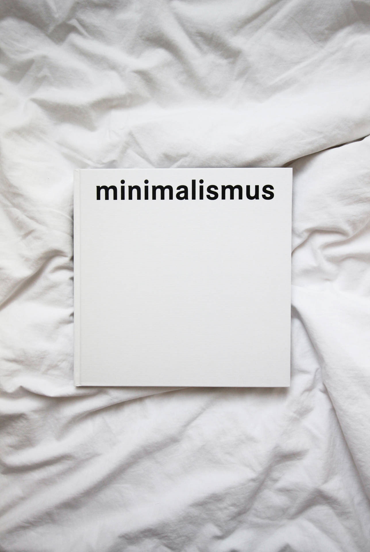 Minimal White Minimalismus Inscription Background