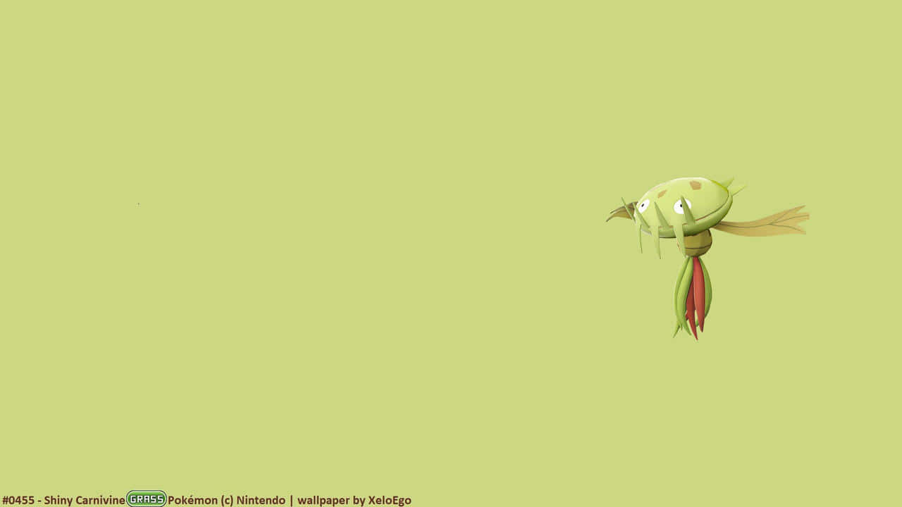 Minimalist 3d Carnivine Background