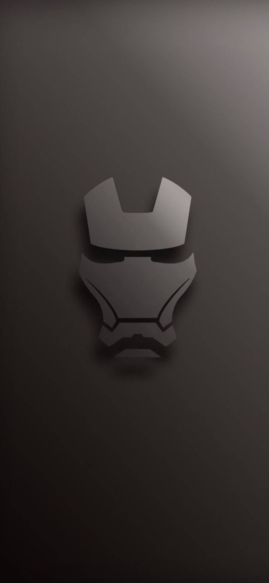 Minimalist 3d Mask Iron Man Phone Background