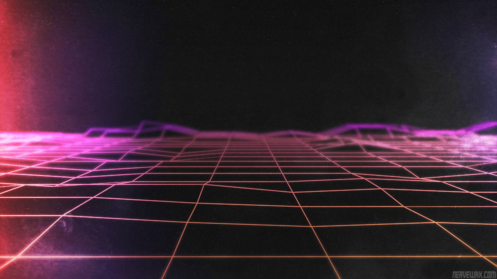 Minimalist 80s Grid Cover Background