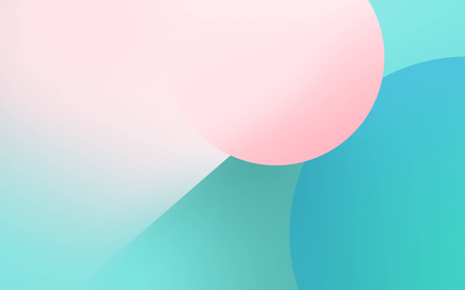 Minimalist Abstract Art In Pastel Colors Background