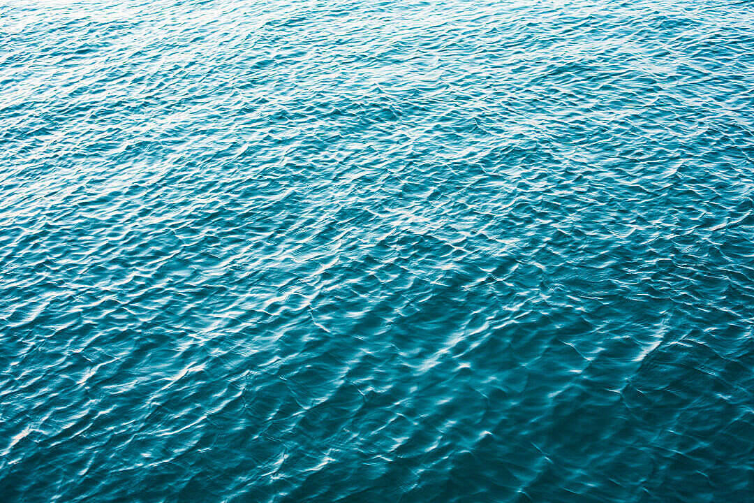 Minimalist Aesthetic Desktop Blue Calm Sea Background