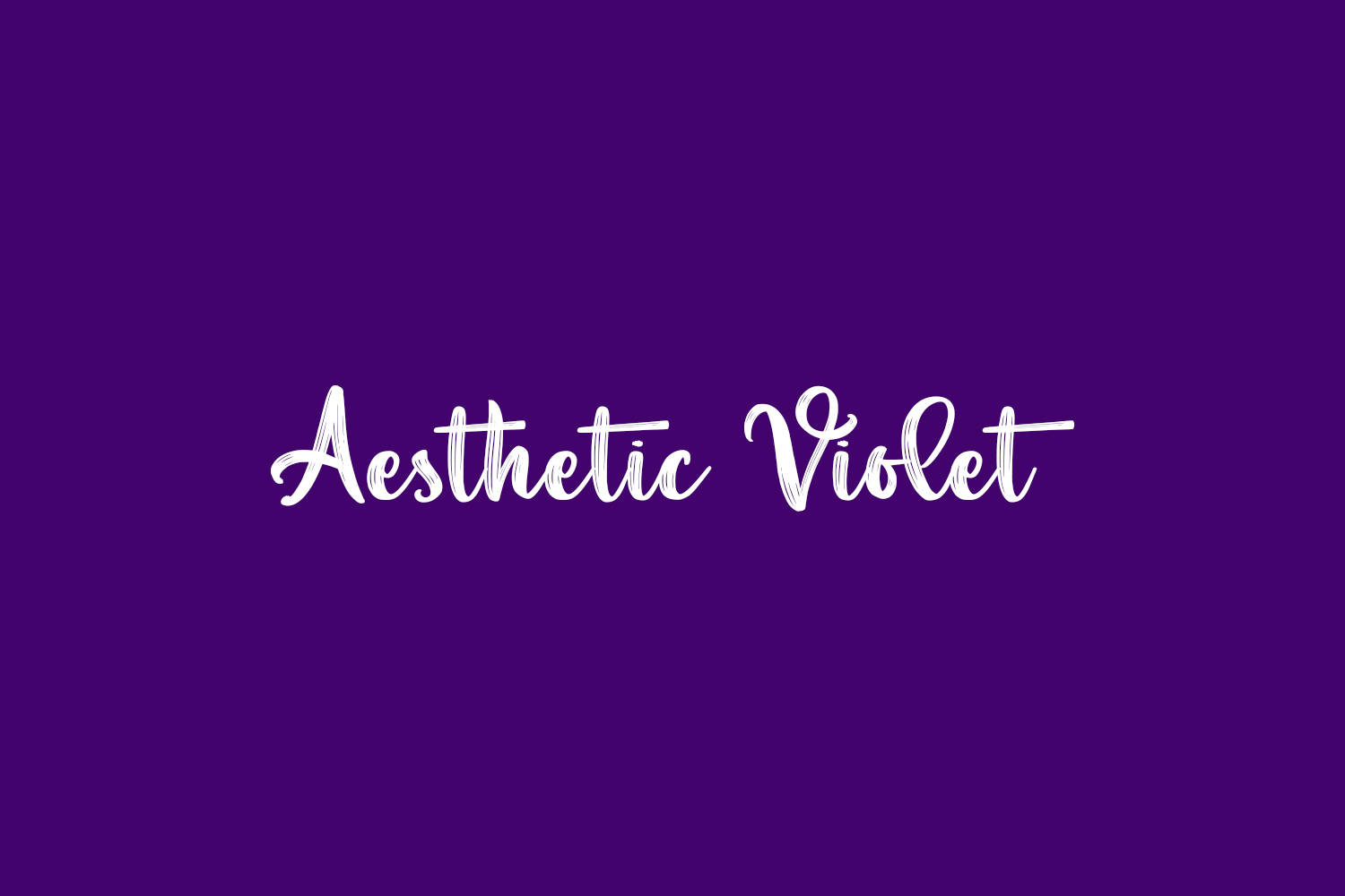 Minimalist Aesthetic Violet Calligraphy Background
