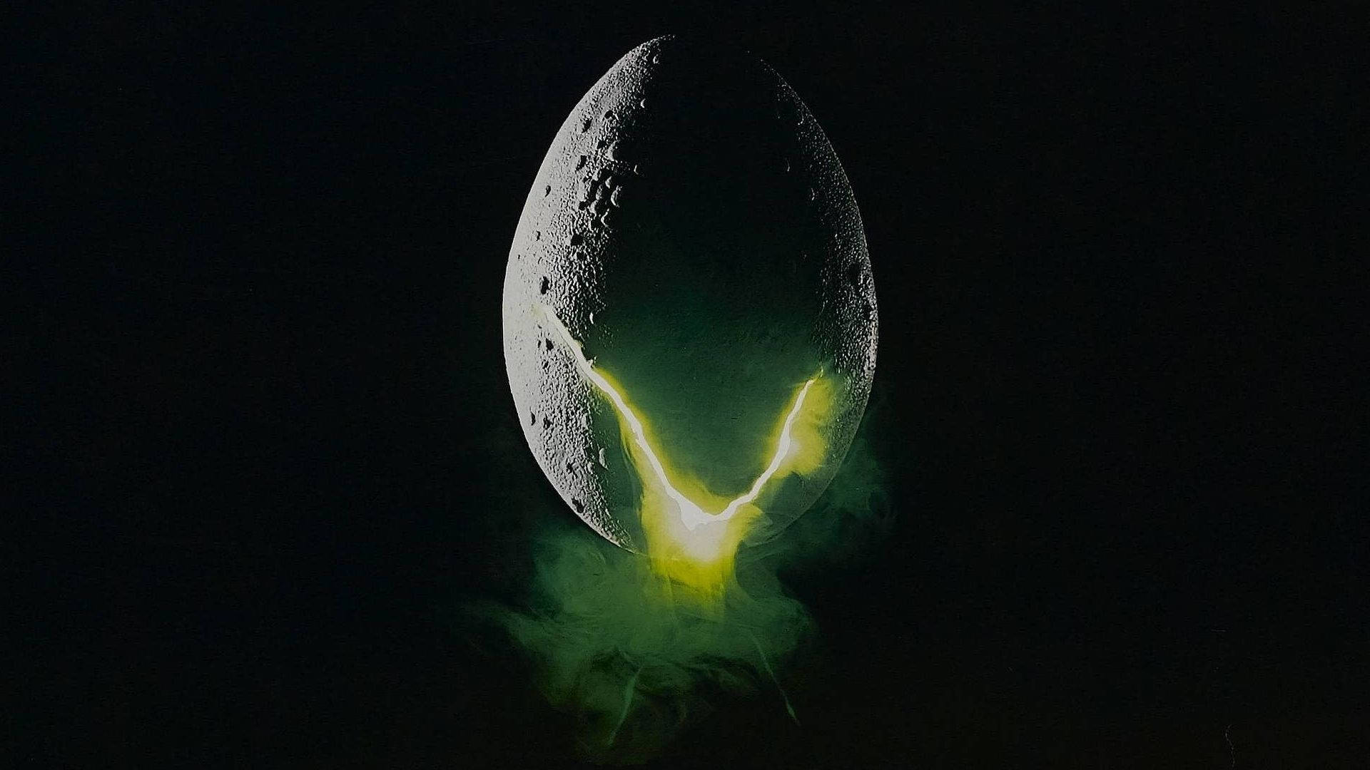 Minimalist Alien Egg Background