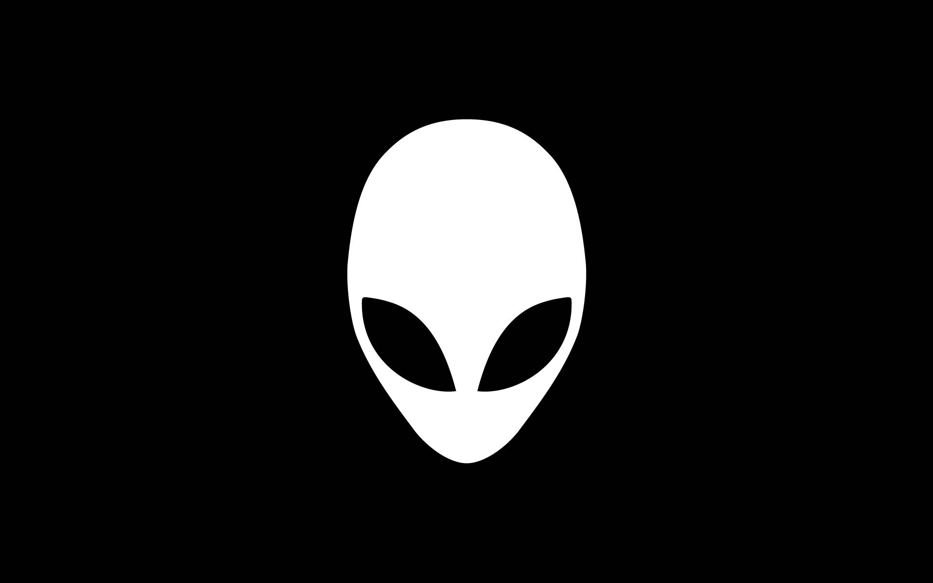 Minimalist Alienware Default Logo Background
