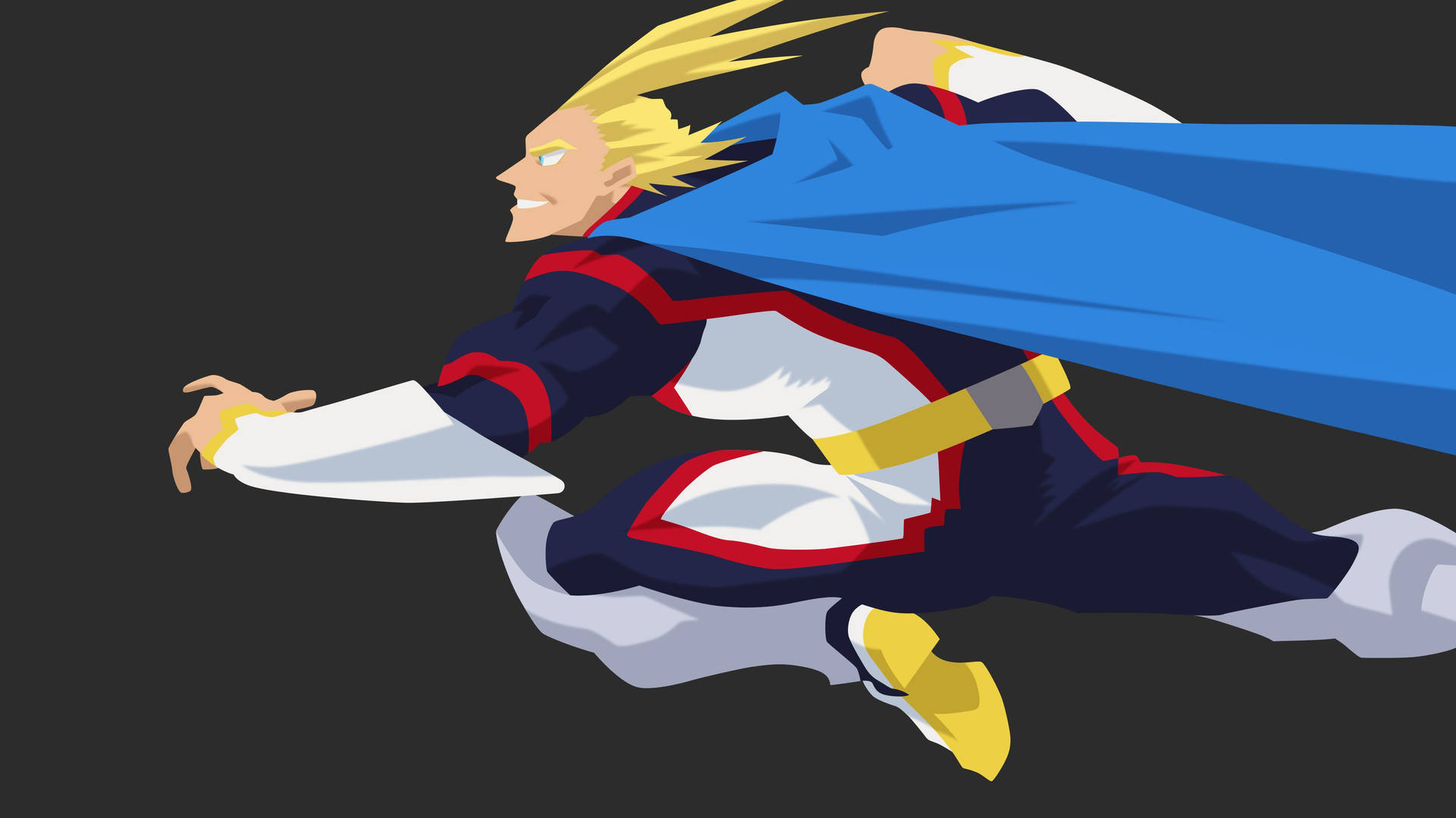 Minimalist All Might From Mha Background