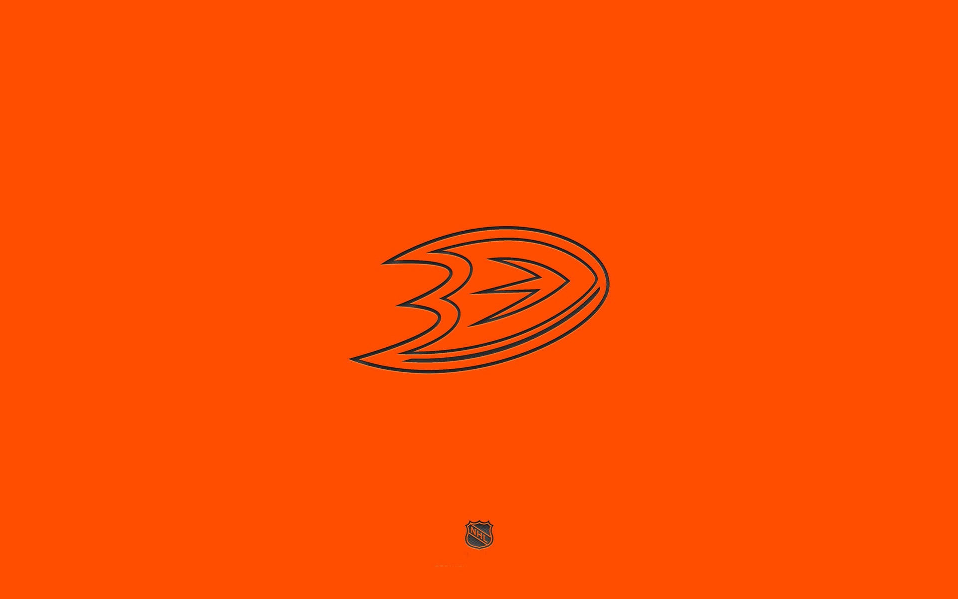 Minimalist Anaheim Ducks Logo Background