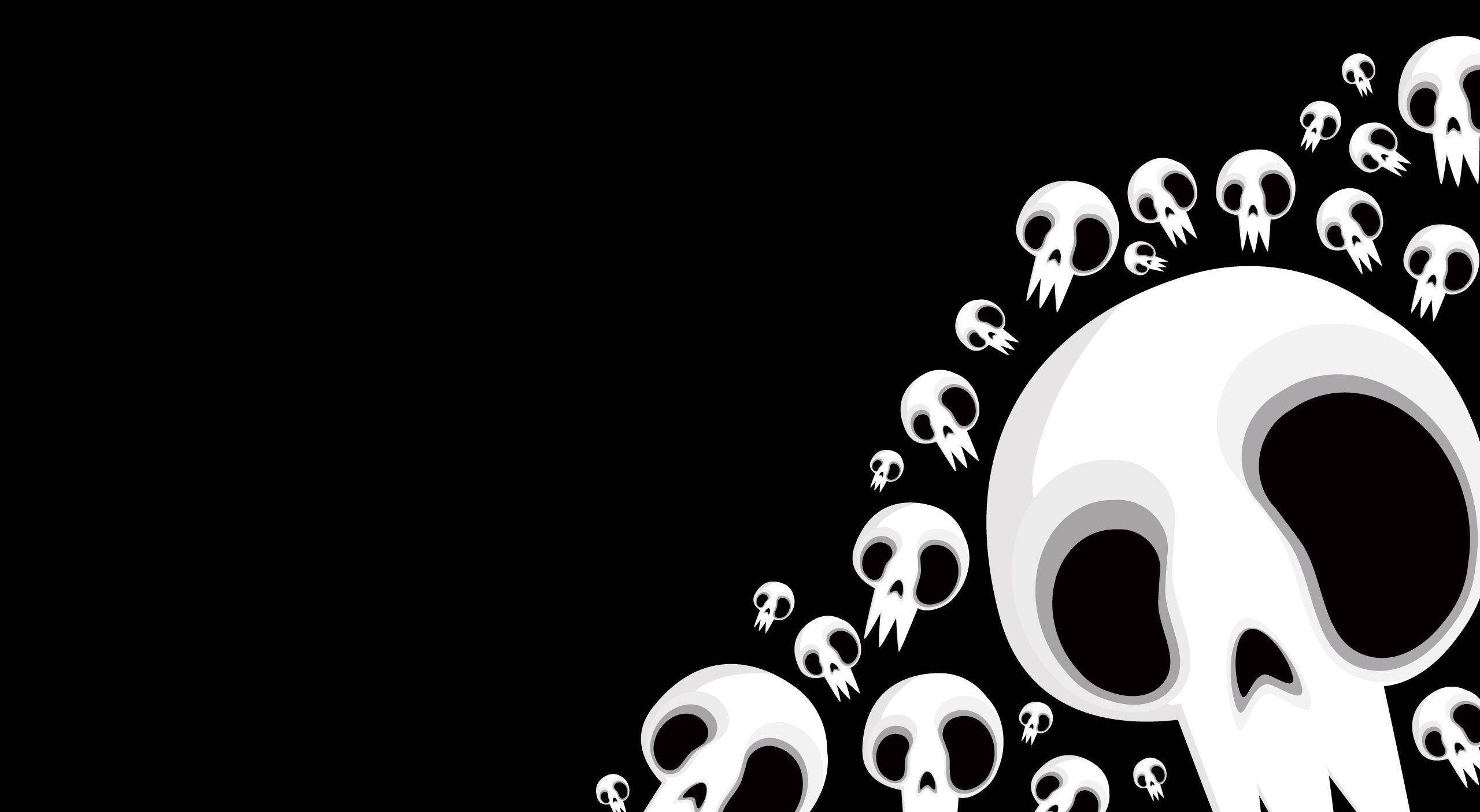 Minimalist And Cute Skeleton Iphone Background