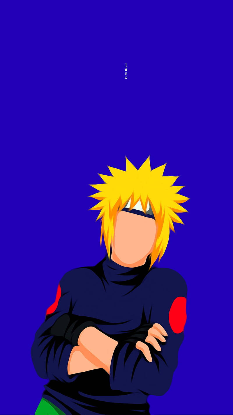 Minimalist Anime Phone Minato Namikaze Background