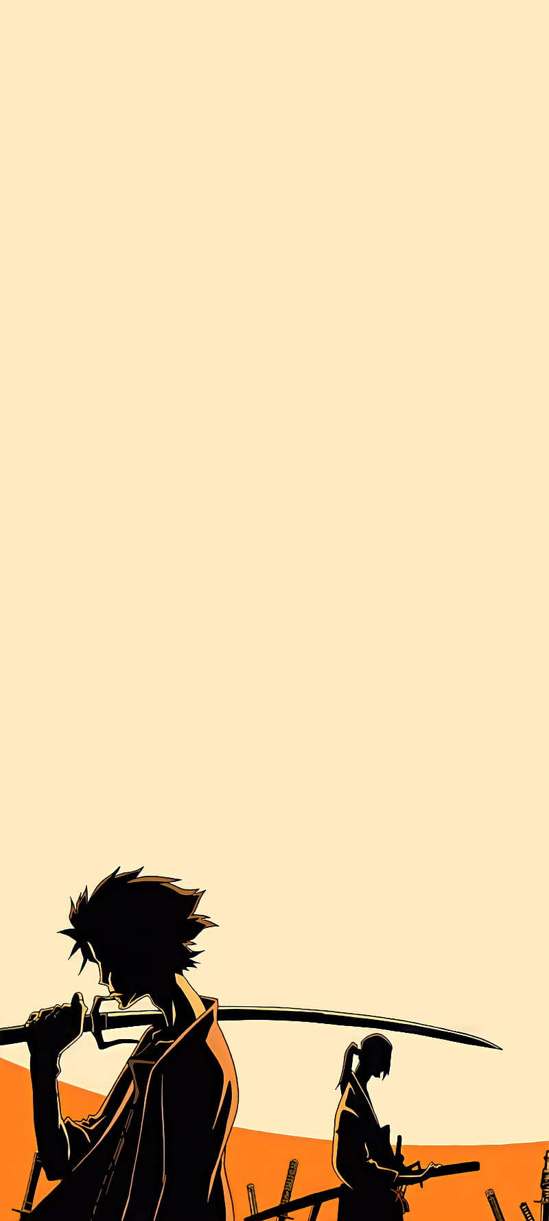 Minimalist Anime Phone Samurai Champloo Background