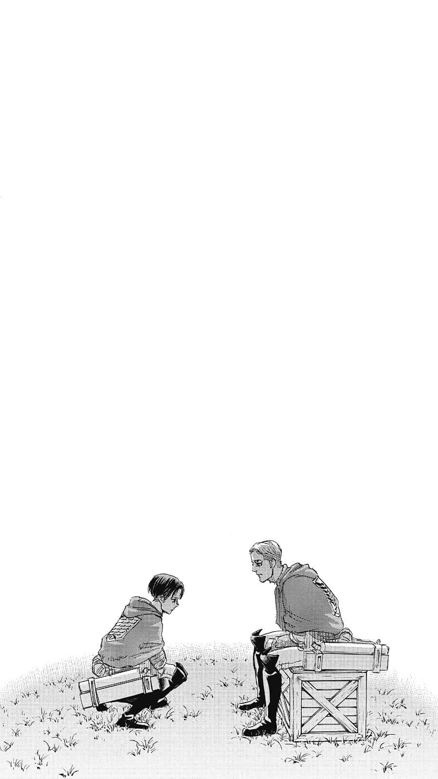 Minimalist Aot Manga Drawing