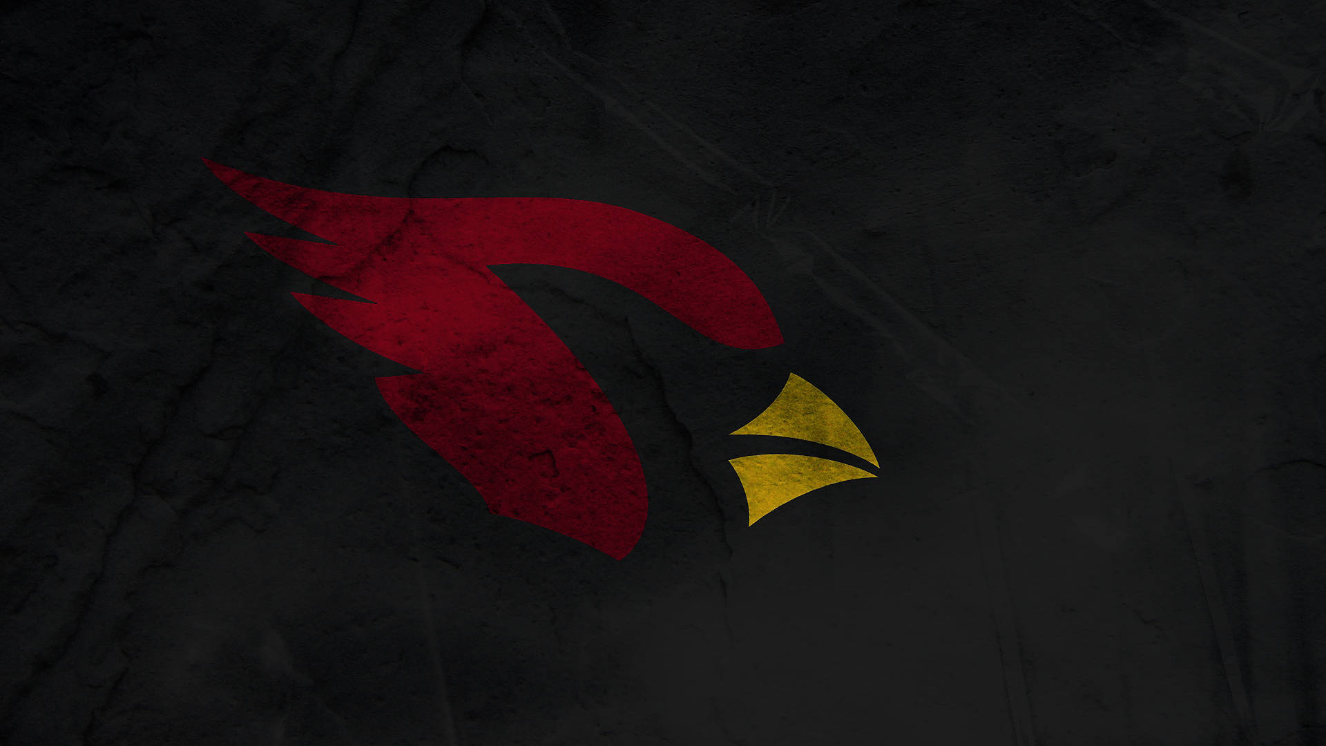 Minimalist Arizona Cardinals Red Bird Logo Background