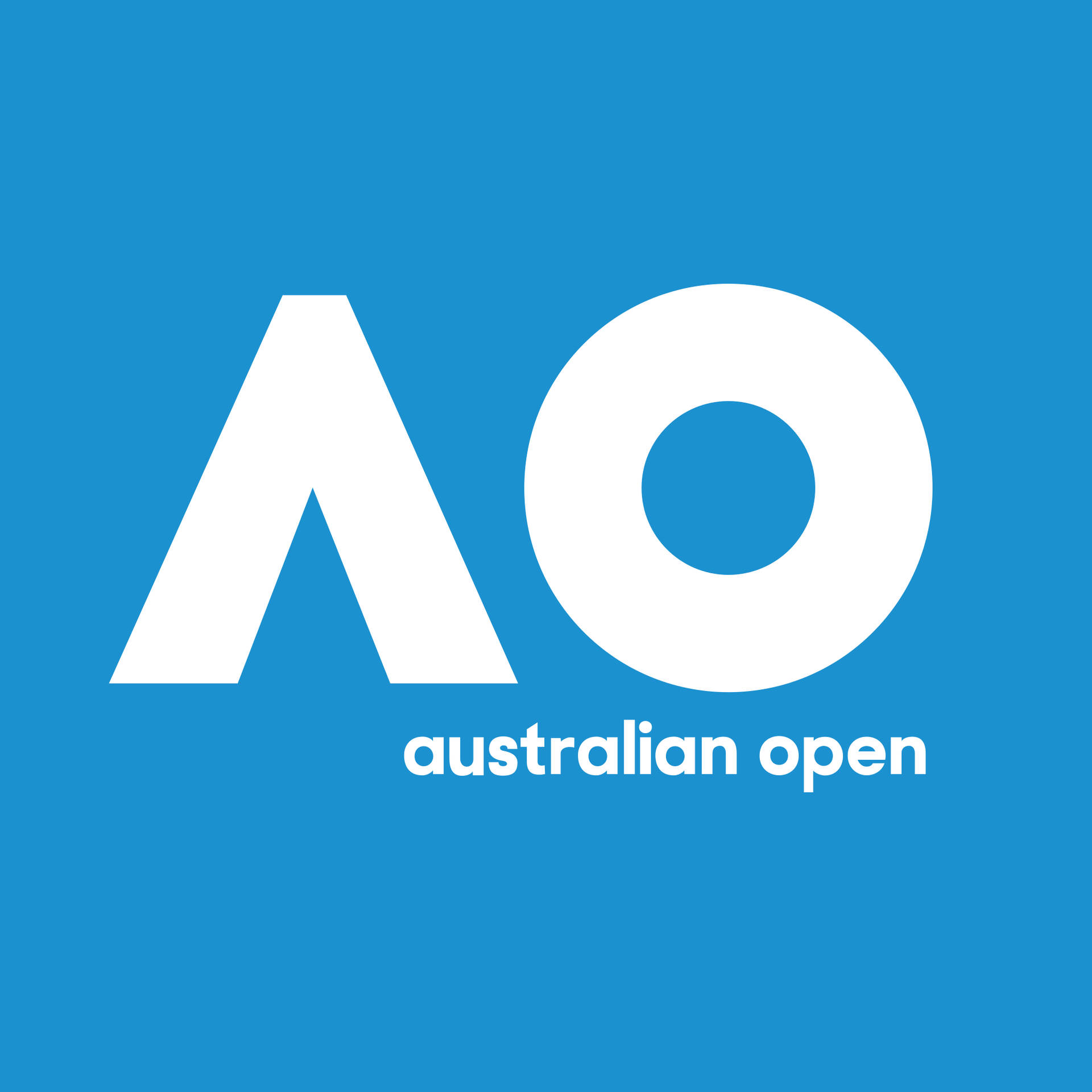 Minimalist Australian Open Logo