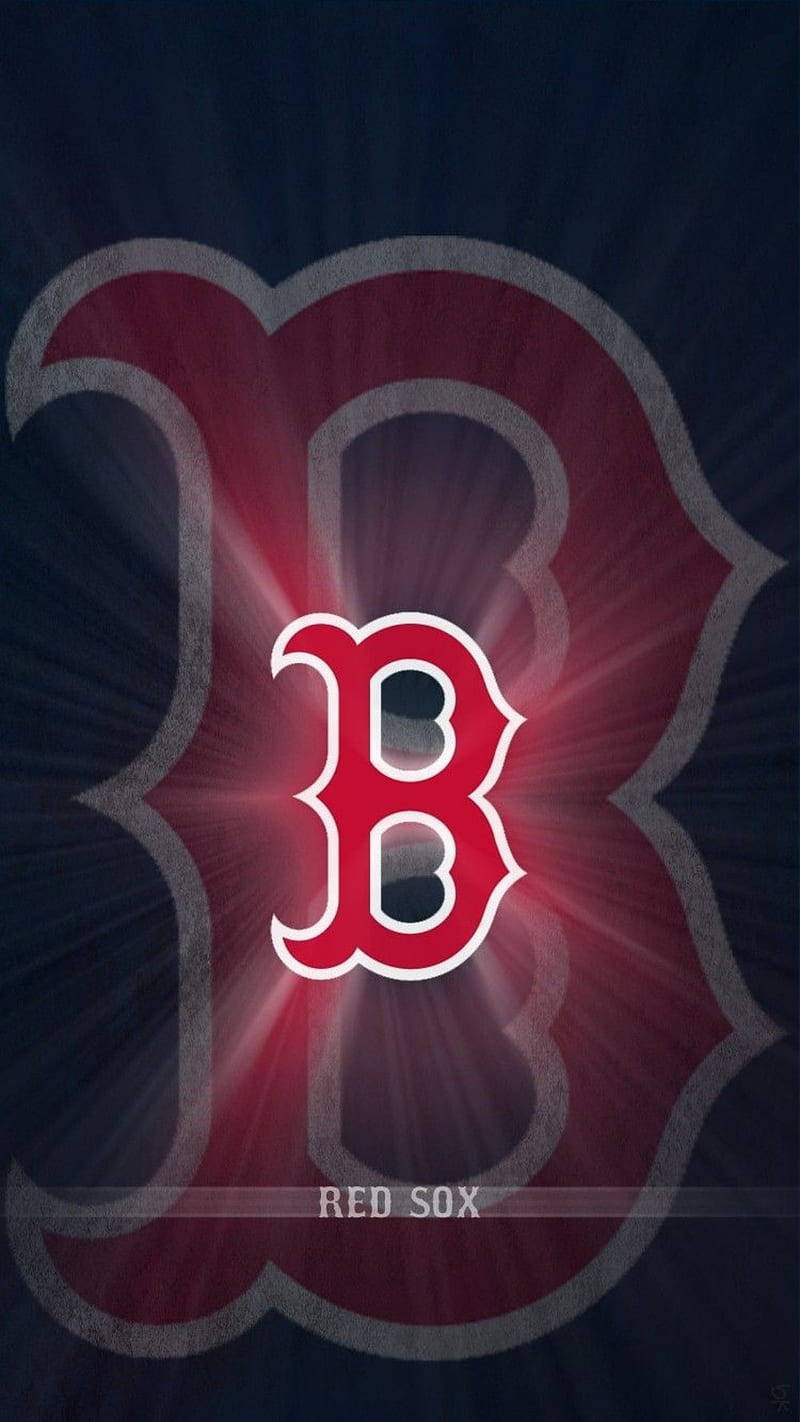 Minimalist B Logo Red Sox Background