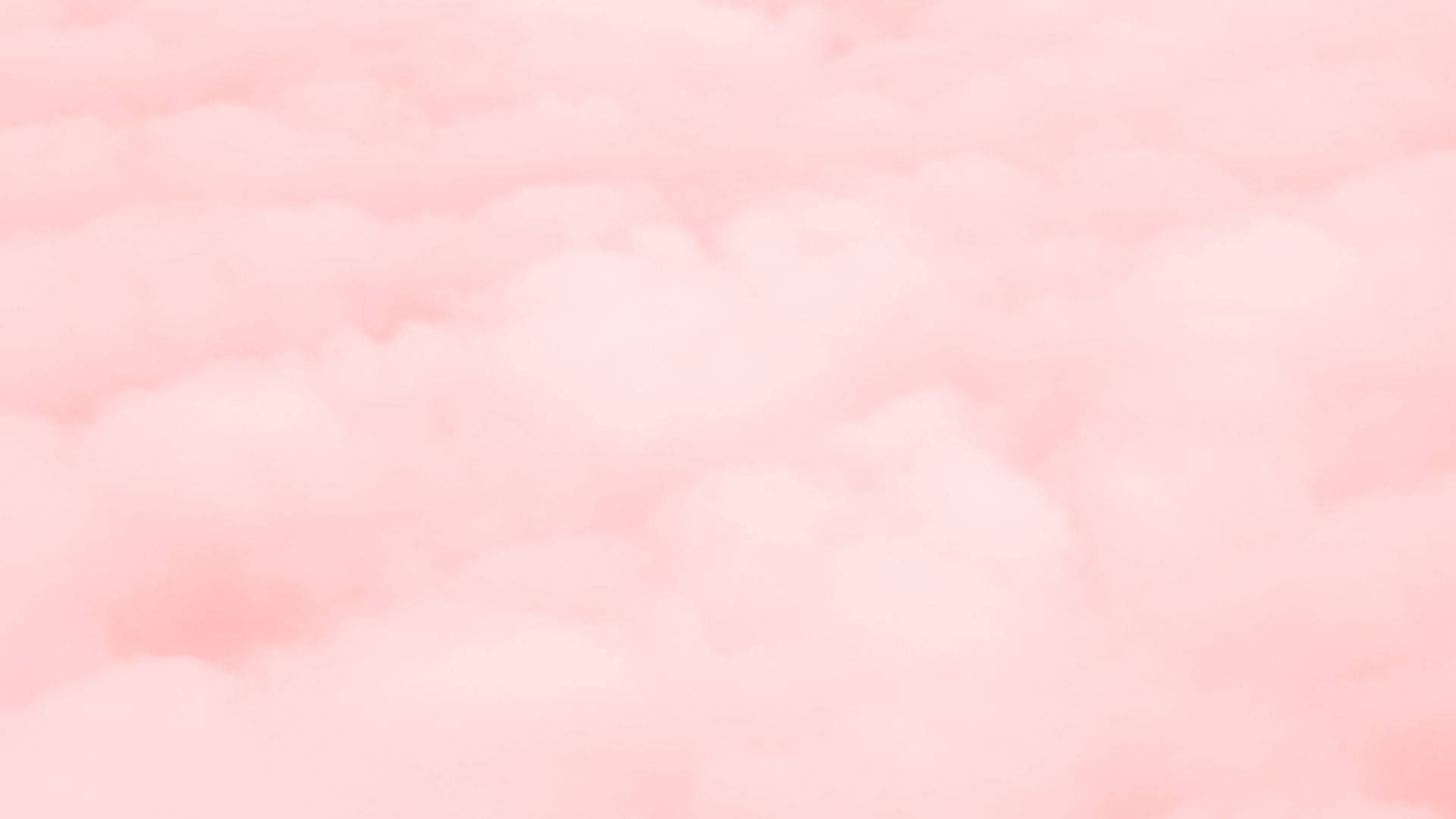 Minimalist Baby Pink Clouds