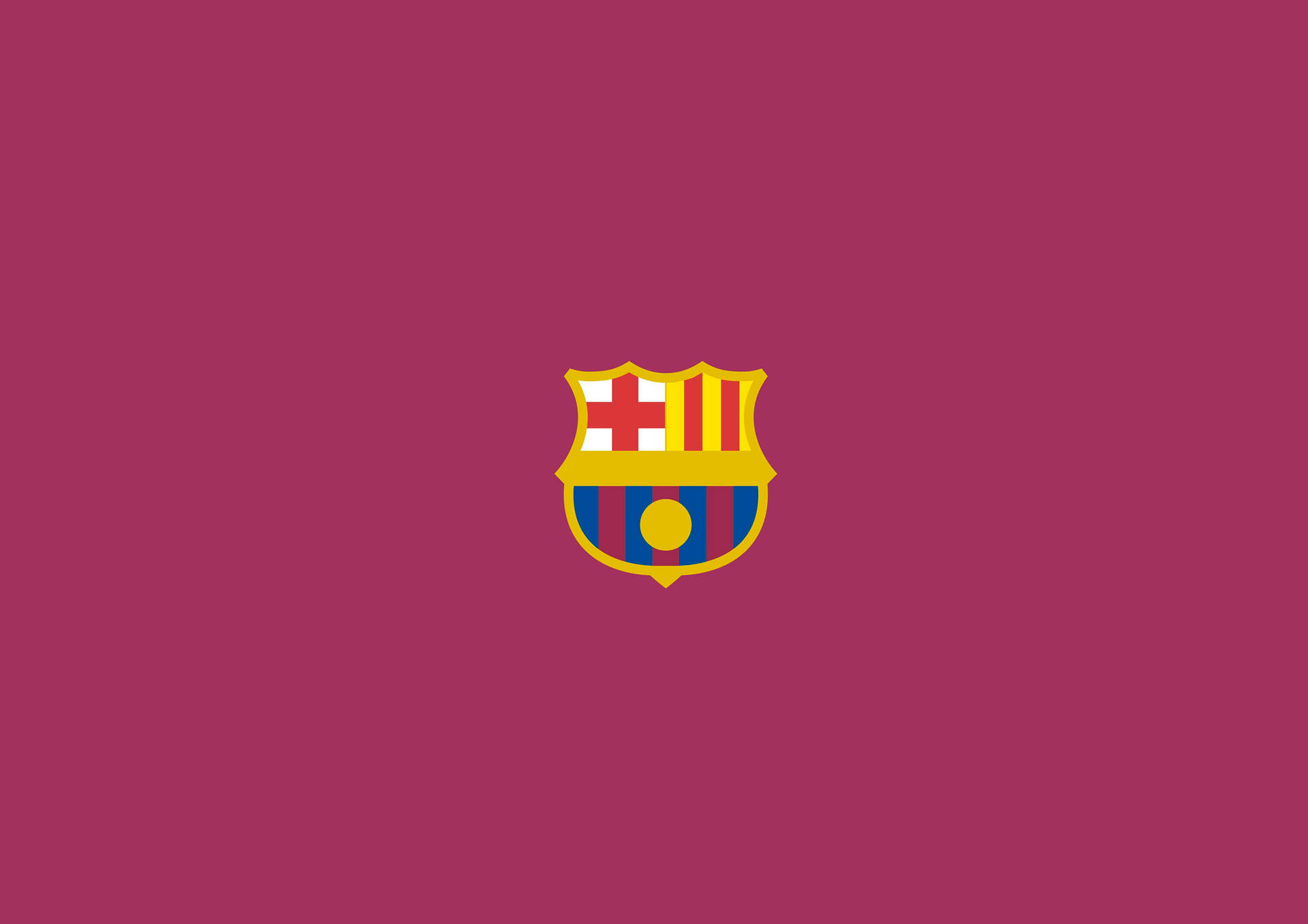 Minimalist Barcelona Fc Logo
