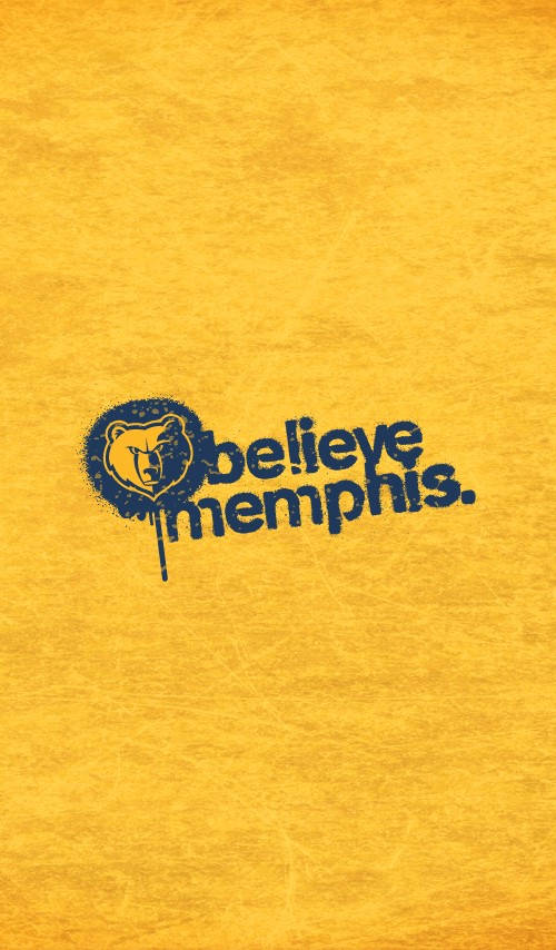 Minimalist Believe Memphis Grizzlies