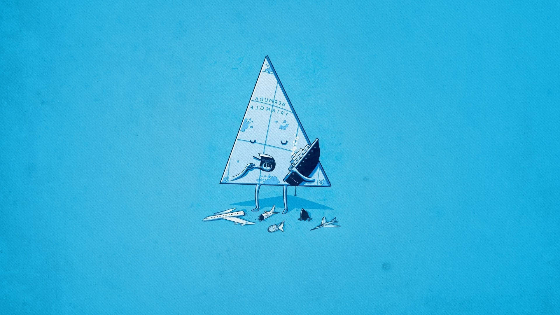 Minimalist Bermuda Triangle