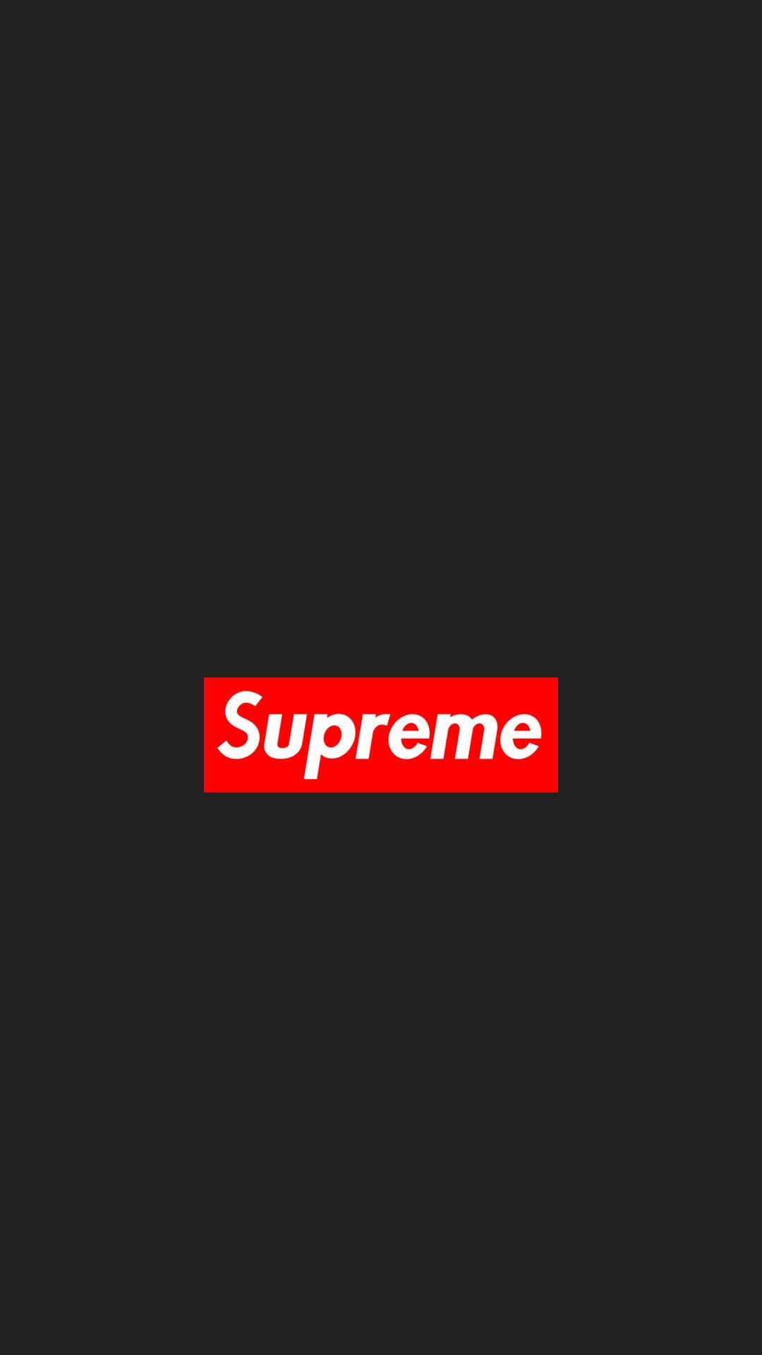 Minimalist Black Aesthetic Supreme Iphone Background