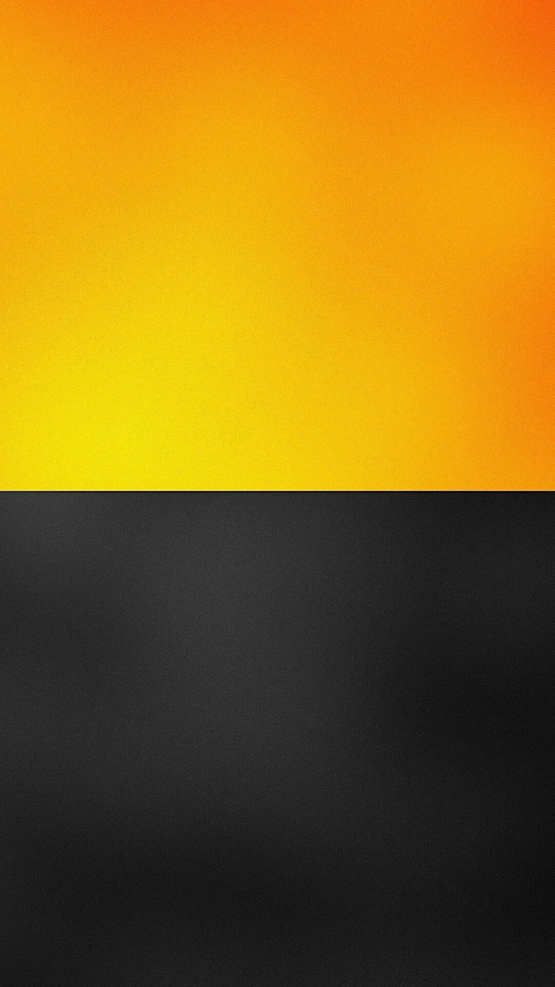 Minimalist Black And Yellow Hd Iphone