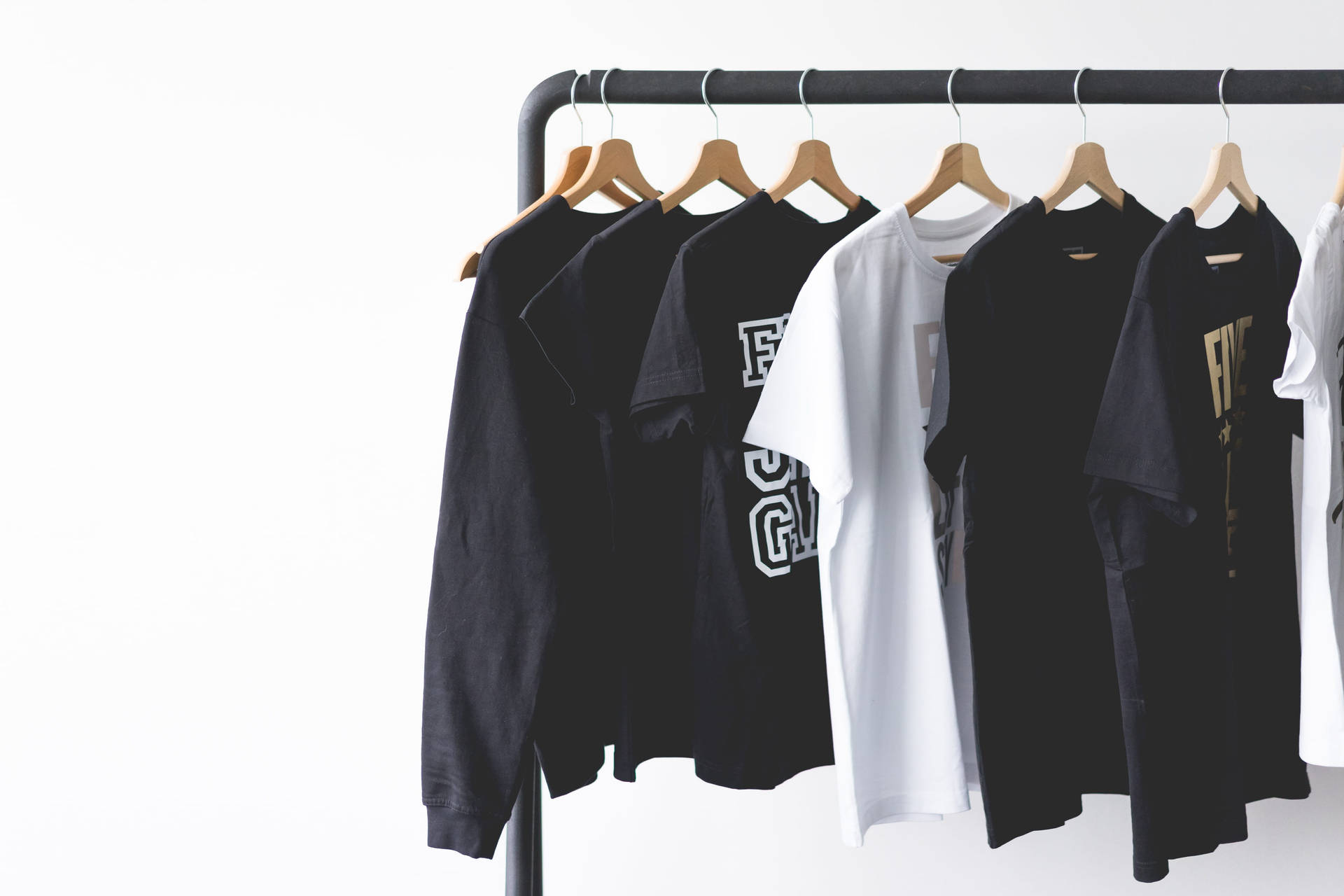 Minimalist Black Clothes Rack