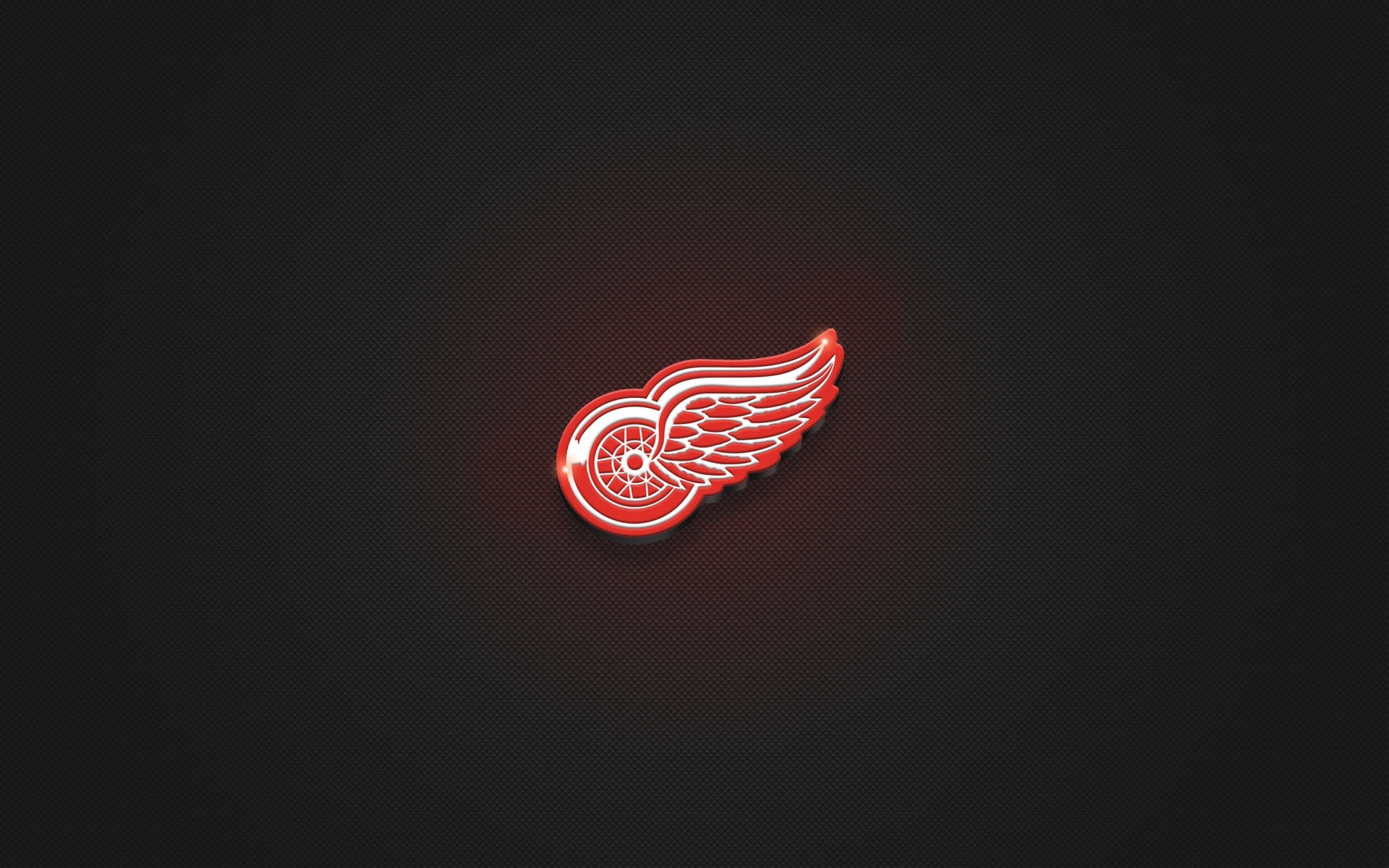 Minimalist Black Detroit Red Wings Logo Background